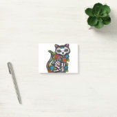 Post-it® Cat Sugar Skull Mexico Calavera Dia De Los Muertos (Bureau)