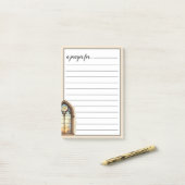 Post-it® Cathedral Stained Glass Window War Room Prayer (Sur un bureau)