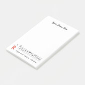 Post-it® Catholique Grégorienne Chant musique classique (Incliné)