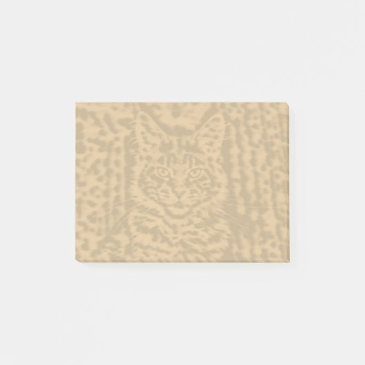 Post-it® Cats de Maine Coon 4 par 3 (Devant)