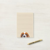 Post-it® Cavalier Charles Spaniel (Sur un bureau)