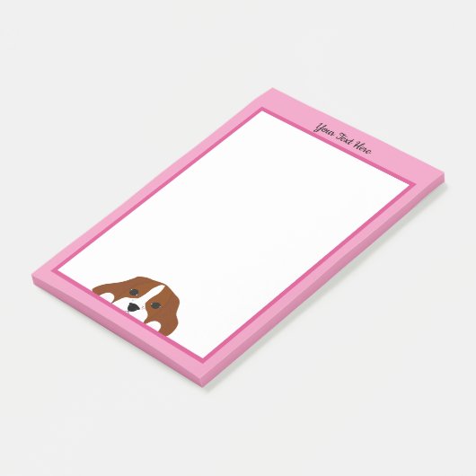 Post-it® Cavalier King Charles Spaniel Chien Chien Chien Ch (Incliné)