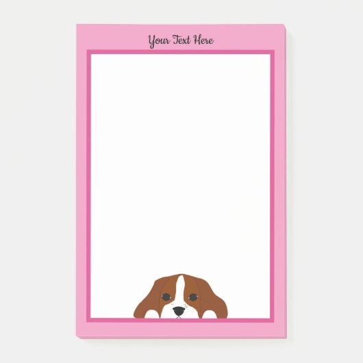 Post-it® Cavalier King Charles Spaniel Chien Chien Chien Ch (Devant)