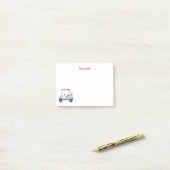 Post-it® Cavalier King Charles Spaniel dans un chariot de g (Sur un bureau)