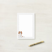 Post-it® Cavalier King Charles Spaniel & Pattes de Blenheim (Sur un bureau)
