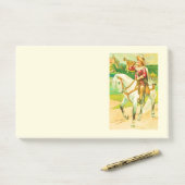 Post-it® cavalier vintage (Sur un bureau)