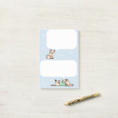 Post-it® Ce Chien Vie Discours Buble Publier Il Note (Sur un bureau)