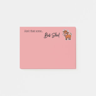 Post-it® Ce n’est pas que quelque feuille de taureau Snarky