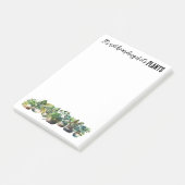 Post-it® Ce n'est pas un thésaurisant si c'est plante (Incliné)