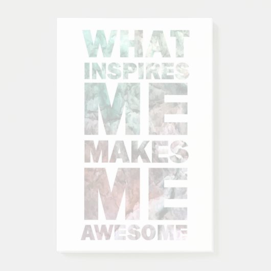 Post-it® Ce qui m'inspire me rend génial 2 (Devant)