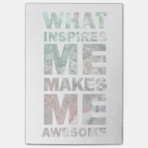 Post-it® Ce qui m'inspire me rend génial 2