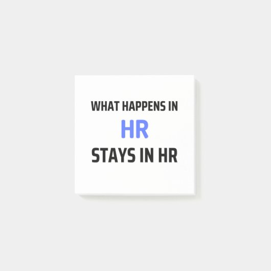 Post-it® Ce Qui Se Passe En RH Reste Dans HR 2 (Devant)