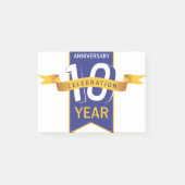 Post-it® Célébration de l'année du 10e anniversaire (Devant)