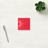 Post-it® Céleste, Astronomique. Rayon solaire Crescent (Bureau)