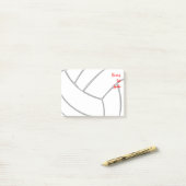 Post-it® Cellules réglées de volleyball de joueur de (Sur un bureau)