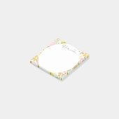 Post-it® Cercle floral et Abstrait (Incliné)