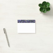 Post-it® Cercles abstraits dessinés à la main, Bleu, Violet (Bureau)