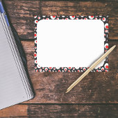 Post-it® Cercles blancs rouges Cool géométriques Abstraits