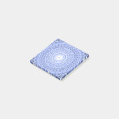 Post-it® Cercles bleus tourbillonner motif (Incliné)