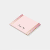 Post-it® Cercles Chic Ombre Rose Or (Incliné)