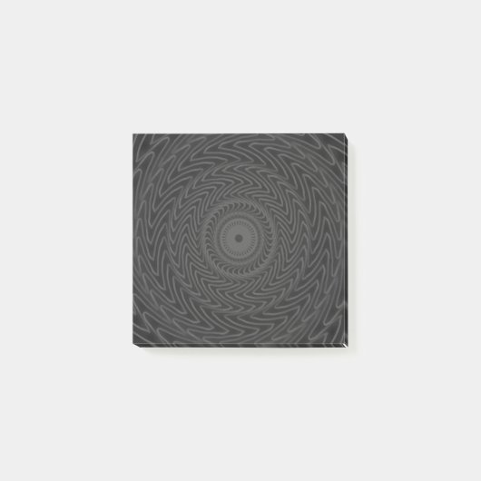Post-it® Cercles de charbon motif (Devant)