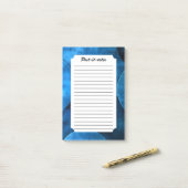 Post-it® Cercles de lune bleue (Sur un bureau)