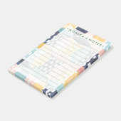 Post-it® Cercles géométriques aquarelle (Incliné)