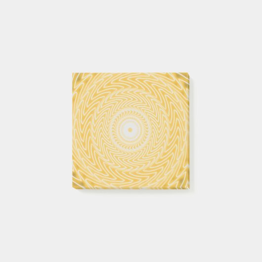 Post-it® Cercles jaunes motif (Devant)