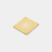 Post-it® Cercles jaunes motif (Incliné)