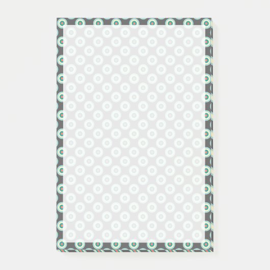 Post-it® Cercles mixtes gris par Shirley Taylor (Devant)