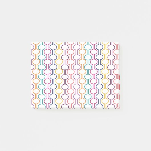 Post-it® Cercles ouverts colorés (Devant)