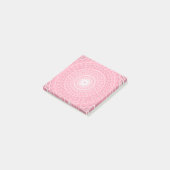 Post-it® Cercles roses motif (Incliné)