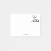 Post-it® Cerf avec Emblème héraldique de graisse (Devant)