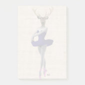 Post-it® Cerf de ballet en bleu (Devant)