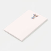 Post-it® Cerf de Bébé mignon avec Antlers et Fleurs (Incliné)