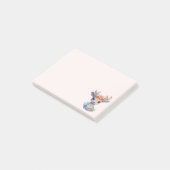 Post-it® Cerf de Bébé mignon avec Antlers et Fleurs (Incliné)