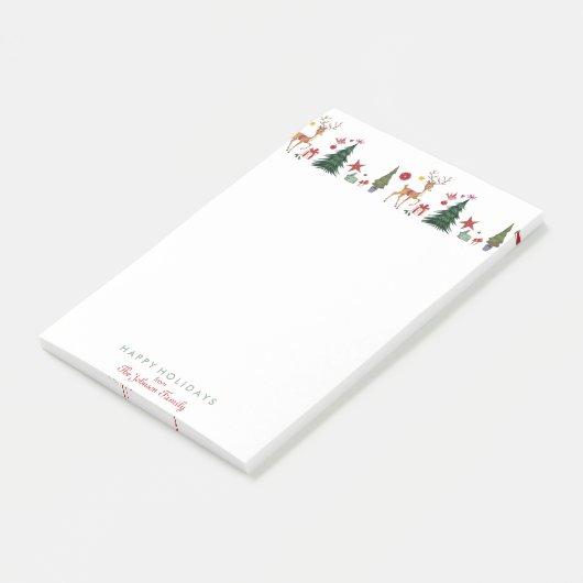 Post-it® Cerf de Noël | Notes | Notes collantes (Incliné)