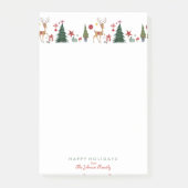 Post-it® Cerf de Noël | Notes | Notes collantes (Devant)