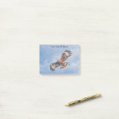Post-it® Cerf-volant rouge (Sur un bureau)