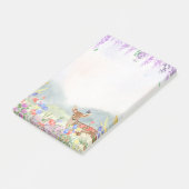 Post-it® Cerfs, Papillons, Lilacs et fleurs de printemps (Incliné)