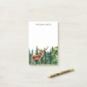 Post-it® Cerfs Personnalisés (Sur un bureau)