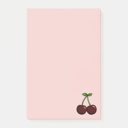 Post-it® Cerise - Collection de Fruits - (Devant)