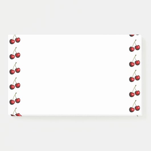 Post-It Cerises Rouges Sucrées (Devant)