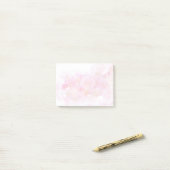 Post-it® Cerisier japonais aux fleurs rose pastel (Sur un bureau)