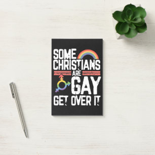 Post-it® Certains chrétiens sont gays, passez à autre chos