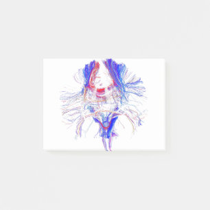 Post-it® Cerveau et Tracktography