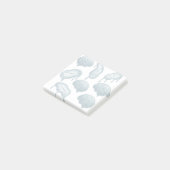 Post-it® Cerveaux gris et horloges de fonte (Incliné)