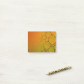 Post-it® ces bulles orange (Sur un bureau)