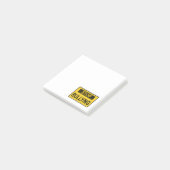 Post-it® Cesser le signe d'intimidation jaune (Incliné)