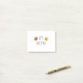 Post-it® C'est automne vous automne inspiré par Dunn de (Sur un bureau)